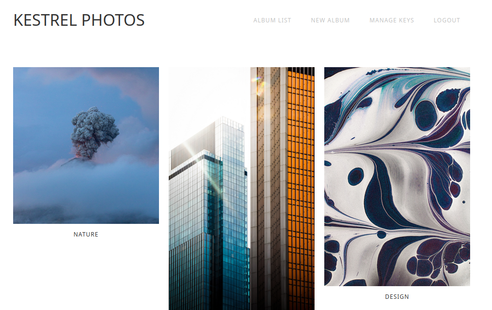 Kestrel Photos screenshot